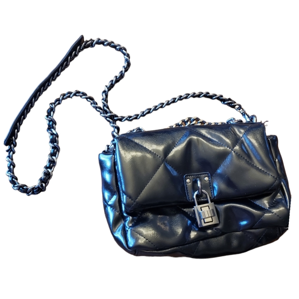 Quilted Black Purse